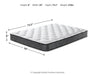 Ashley Express - 8 Inch Bonnell Hybrid  Mattress - DecorGalore4U