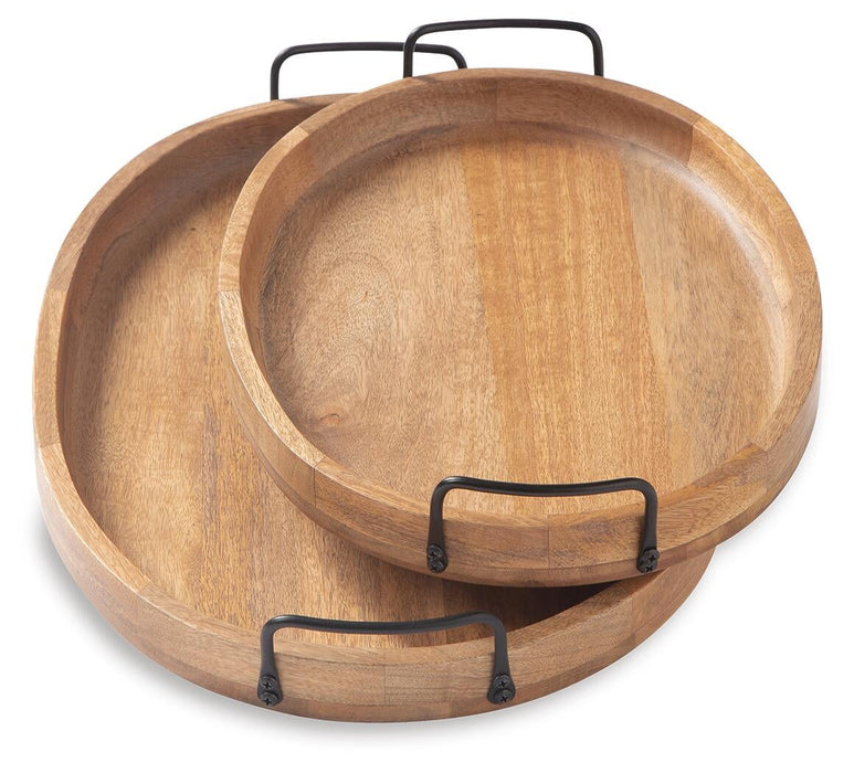 Ashley Express - Jocelyne Tray Set (2/CN) - DecorGalore4U