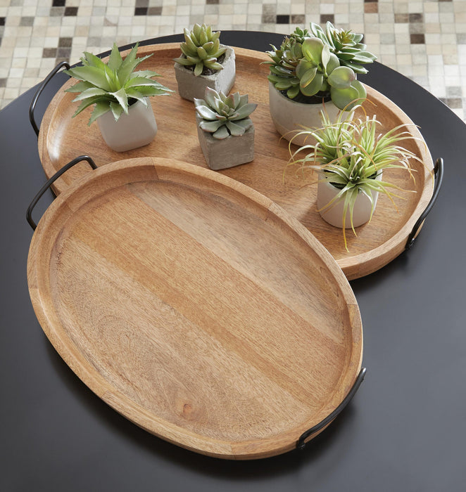 Ashley Express - Jocelyne Tray Set (2/CN) - DecorGalore4U