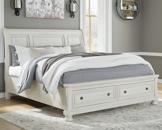 Ashley Express - Robbinsdale Queen Sleigh Bed with Storage - DecorGalore4U