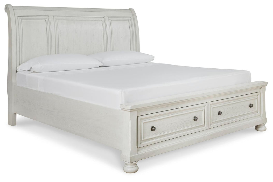 Ashley Express - Robbinsdale Queen Sleigh Bed with Storage - DecorGalore4U