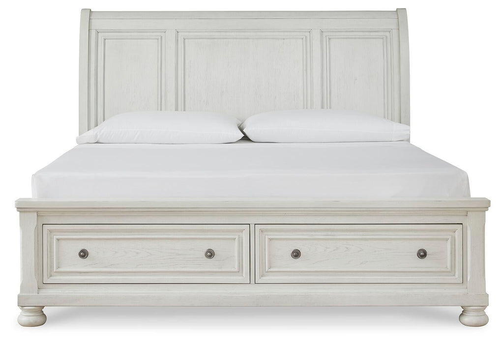 Ashley Express - Robbinsdale Queen Sleigh Bed with Storage - DecorGalore4U