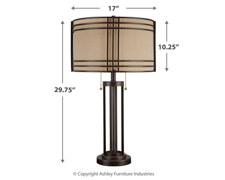 Ashley Express - Hanswell Metal Table Lamp (1/CN) - DecorGalore4U