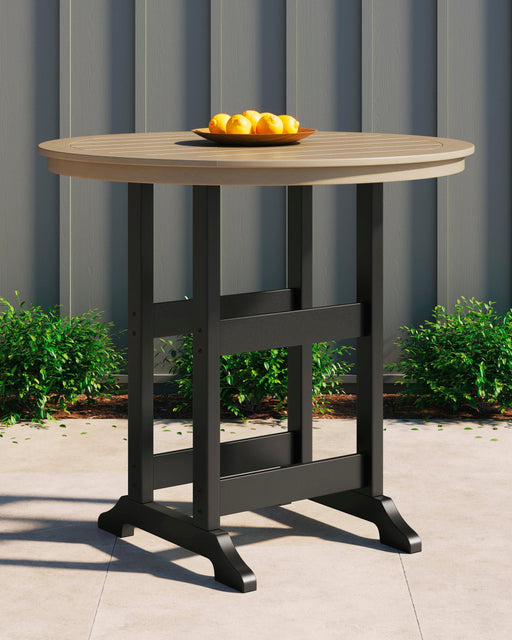 Ashley Express - Fairen Trail Round Bar Table w/UMB OPT - DecorGalore4U
