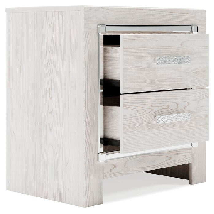 Ashley Express - Altyra Two Drawer Night Stand - DecorGalore4U