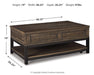 Ashley Express - Johurst LIFT TOP COCKTAIL TABLE - DecorGalore4U