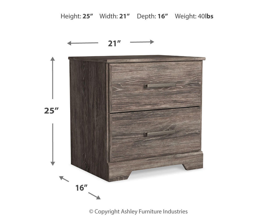 Ashley Express - Ralinksi Two Drawer Night Stand - DecorGalore4U