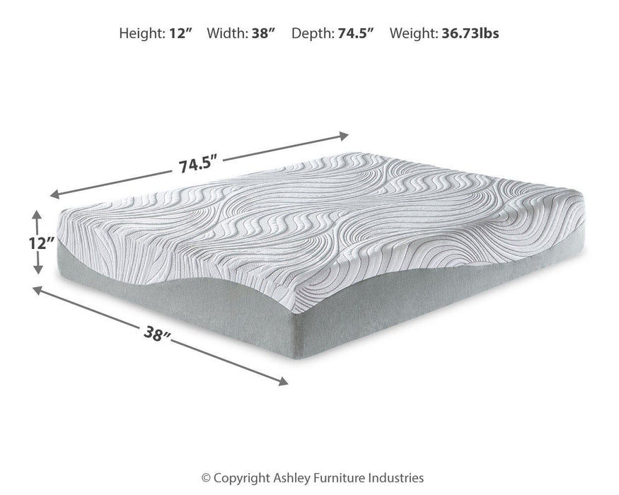 Ashley Express - 12 Inch Memory Foam  Mattress - DecorGalore4U