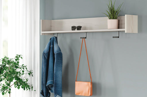 Ashley Express - Socalle Wall Mounted Coat Rack w/Shelf - DecorGalore4U