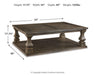 Ashley Express - Johnelle Rectangular Cocktail Table - DecorGalore4U
