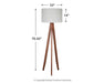 Ashley Express - Dallson Wood Floor Lamp (1/CN) - DecorGalore4U