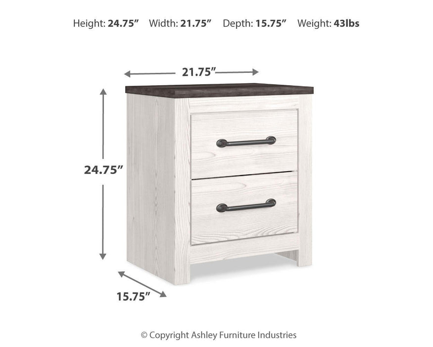 Ashley Express - Gerridan Two Drawer Night Stand - DecorGalore4U