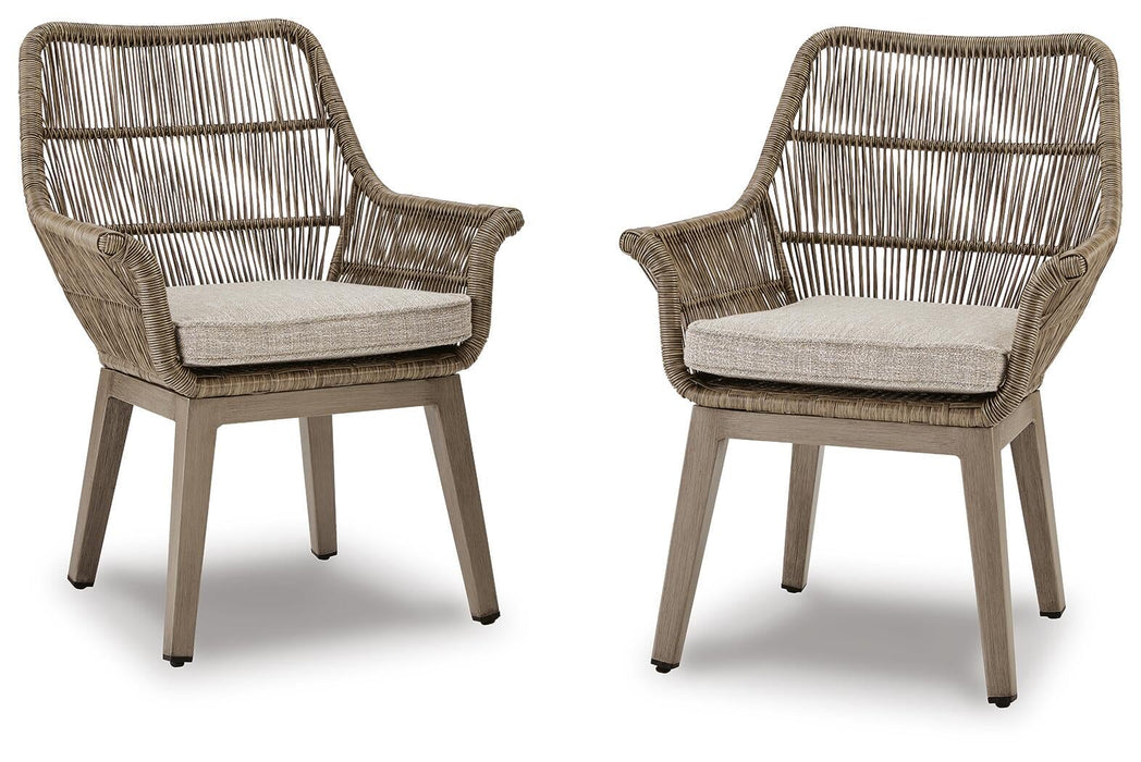 Ashley Express - Beach Front Arm Chair With Cushion (2/CN) - DecorGalore4U