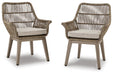 Ashley Express - Beach Front Arm Chair With Cushion (2/CN) - DecorGalore4U