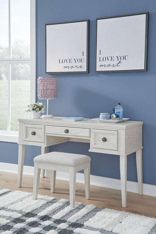 Ashley Express - Robbinsdale Vanity/UPH Stool (2/CN) - DecorGalore4U