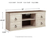Ashley Express - Willowton LG TV Stand w/Fireplace Option - DecorGalore4U