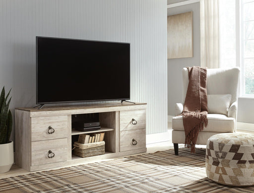 Ashley Express - Willowton LG TV Stand w/Fireplace Option - DecorGalore4U