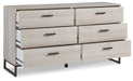Ashley Express - Socalle Six Drawer Dresser - DecorGalore4U