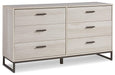 Ashley Express - Socalle Six Drawer Dresser - DecorGalore4U