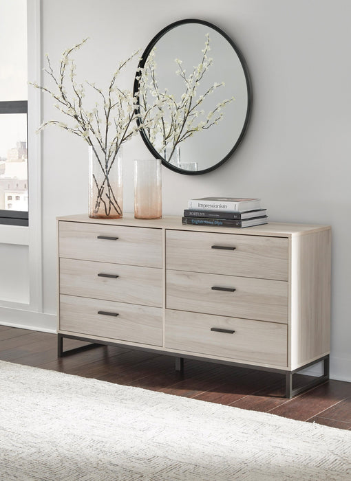 Ashley Express - Socalle Six Drawer Dresser - DecorGalore4U