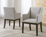 Ashley Express - Burkhaus Dining UPH Arm Chair (2/CN) - DecorGalore4U