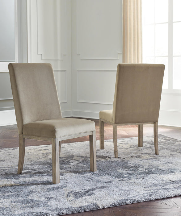Ashley Express - Chrestner Dining UPH Side Chair (2/CN) - DecorGalore4U