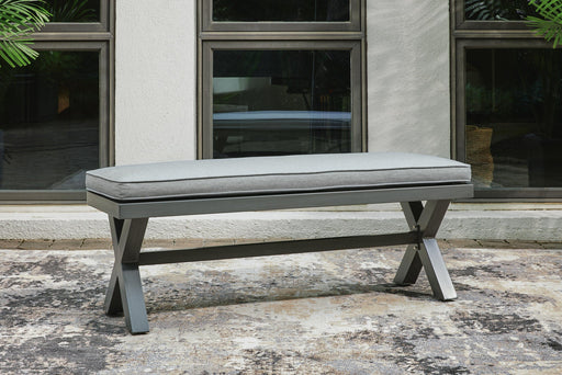 Ashley Express - Elite Park Bench with Cushion - DecorGalore4U