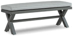 Ashley Express - Elite Park Bench with Cushion - DecorGalore4U