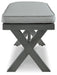 Ashley Express - Elite Park Bench with Cushion - DecorGalore4U