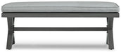 Ashley Express - Elite Park Bench with Cushion - DecorGalore4U