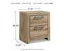 Ashley Express - Hyanna Two Drawer Night Stand - DecorGalore4U