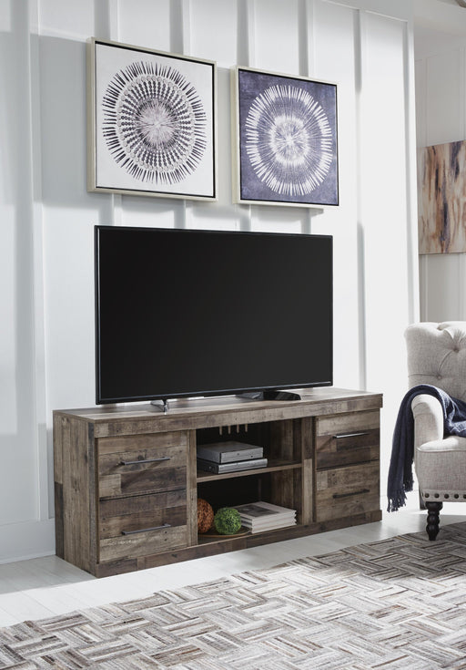 Ashley Express - Derekson LG TV Stand w/Fireplace Option - DecorGalore4U