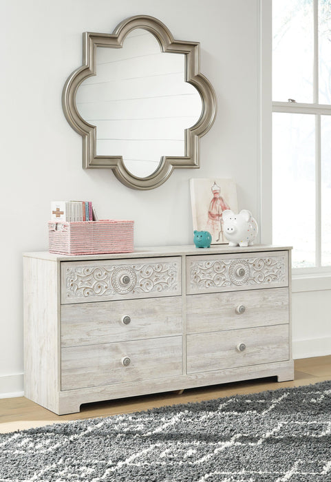 Ashley Express - Paxberry Six Drawer Dresser - DecorGalore4U