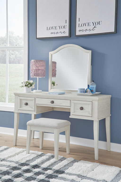 Ashley Express - Robbinsdale Mirrored Vanity with Bench - DecorGalore4U