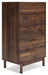 Ashley Express - Calverson Five Drawer Chest - DecorGalore4U