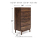 Ashley Express - Calverson Five Drawer Chest - DecorGalore4U