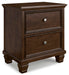 Ashley Express - Danabrin Two Drawer Night Stand - DecorGalore4U