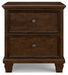 Ashley Express - Danabrin Two Drawer Night Stand - DecorGalore4U