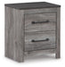 Ashley Express - Bronyan Two Drawer Night Stand - DecorGalore4U