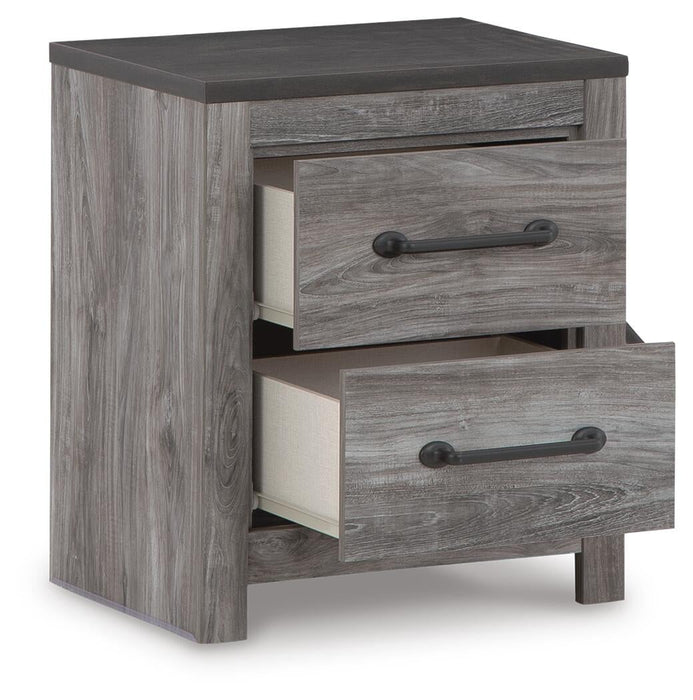 Ashley Express - Bronyan Two Drawer Night Stand - DecorGalore4U