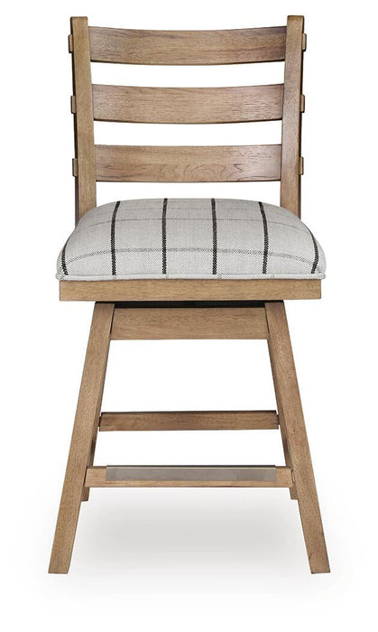 Ashley Express - Ridgester UPH Swivel Barstool (2/CN)