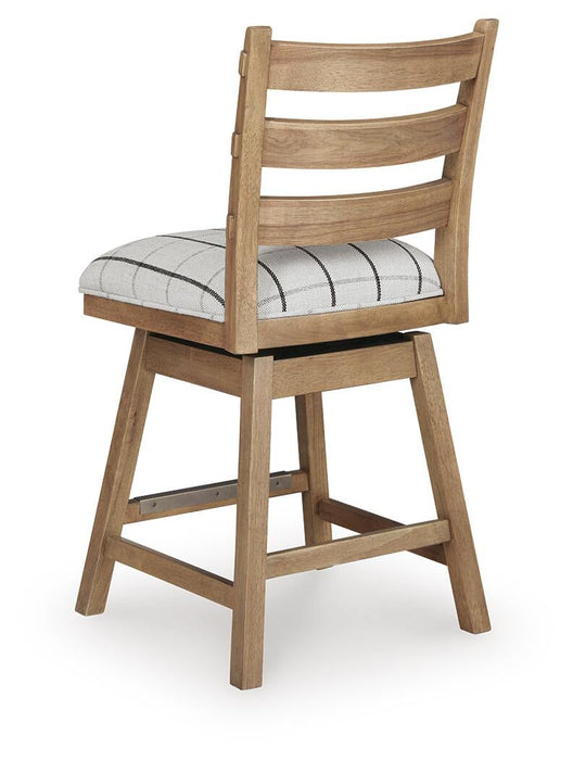 Ashley Express - Ridgester UPH Swivel Barstool (2/CN)