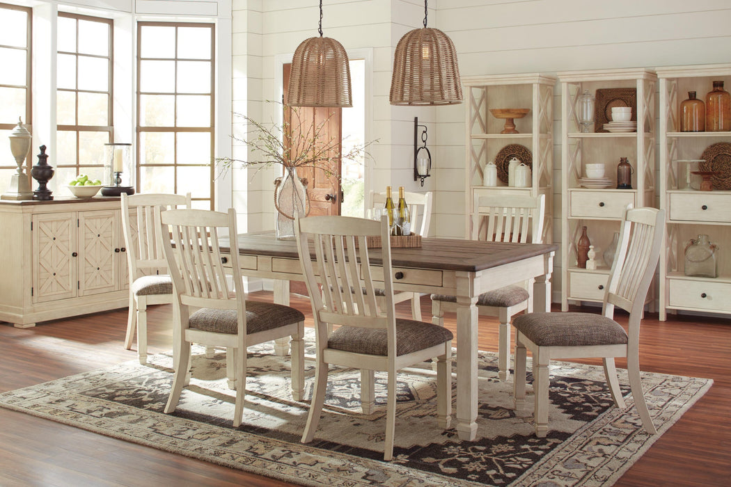 Ashley Express - Bolanburg Dining UPH Side Chair (2/CN) - DecorGalore4U