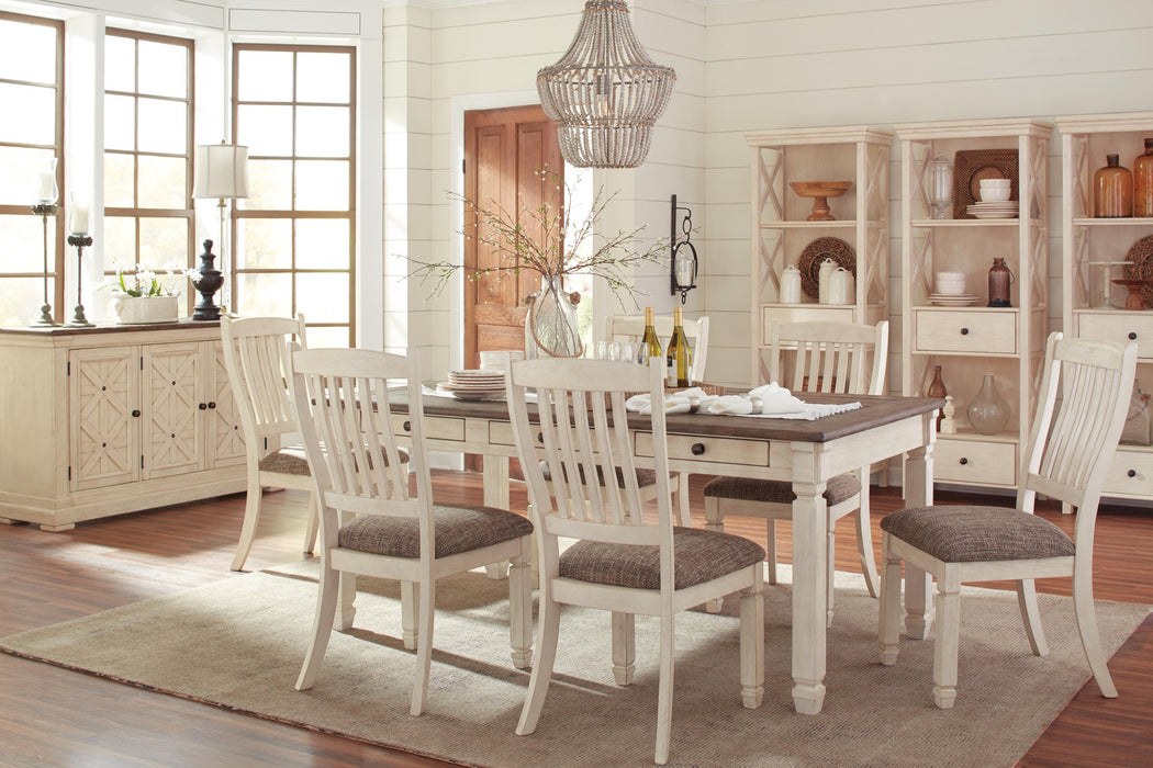 Ashley Express - Bolanburg Dining UPH Side Chair (2/CN) - DecorGalore4U