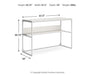 Ashley Express - Deznee Home Office Desk - DecorGalore4U
