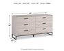 Ashley Express - Socalle Six Drawer Dresser - DecorGalore4U
