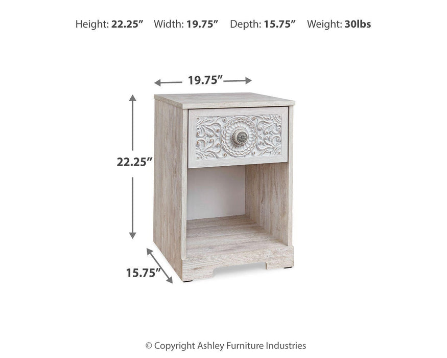 Ashley Express - Paxberry One Drawer Night Stand - DecorGalore4U