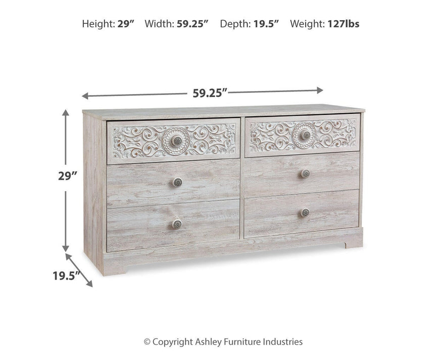Ashley Express - Paxberry Six Drawer Dresser - DecorGalore4U
