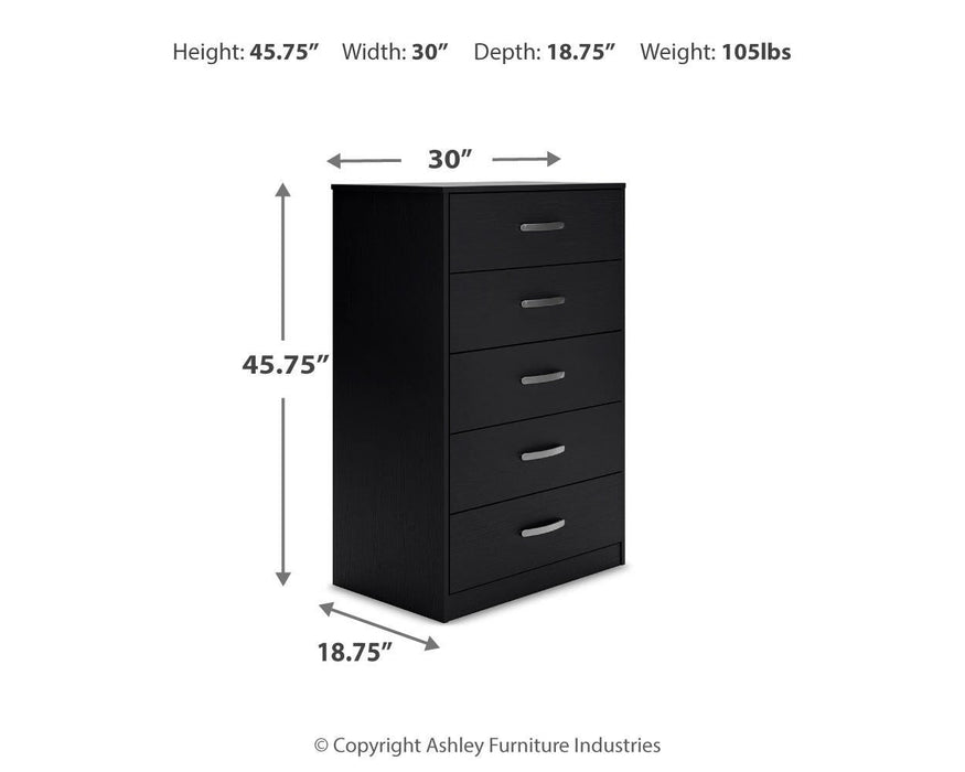 Ashley Express - Finch Five Drawer Chest - DecorGalore4U