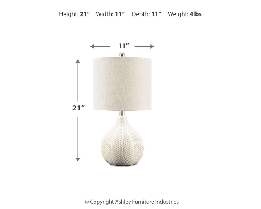 Ashley Express - Rainermen Ceramic Table Lamp (1/CN)